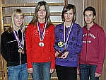 Bára Zatloukalová, Adéla Veselská, Jana Sanetrníková a Lucie Kubešová
