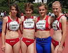 Dominika Galanská, Lucka Zlatníková, Veronika Opekarová a Barbora Zatloukalová 